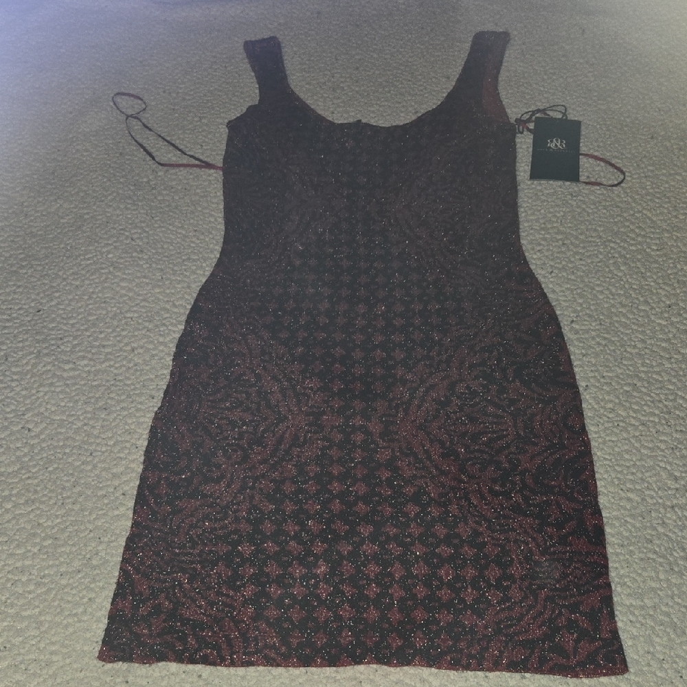 Rock & Republic Black and Red Mini Dress